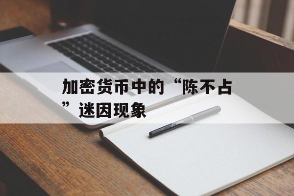 加密货币中的“陈不占”迷因现象